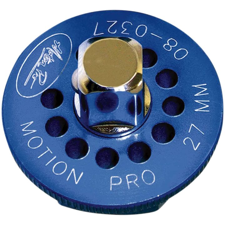 Dækjern T-6 Combo Lever Adapter Anodiseret/Blå MOTION PRO DRIVE ADAPTER 27MM 3/8 – billede 2