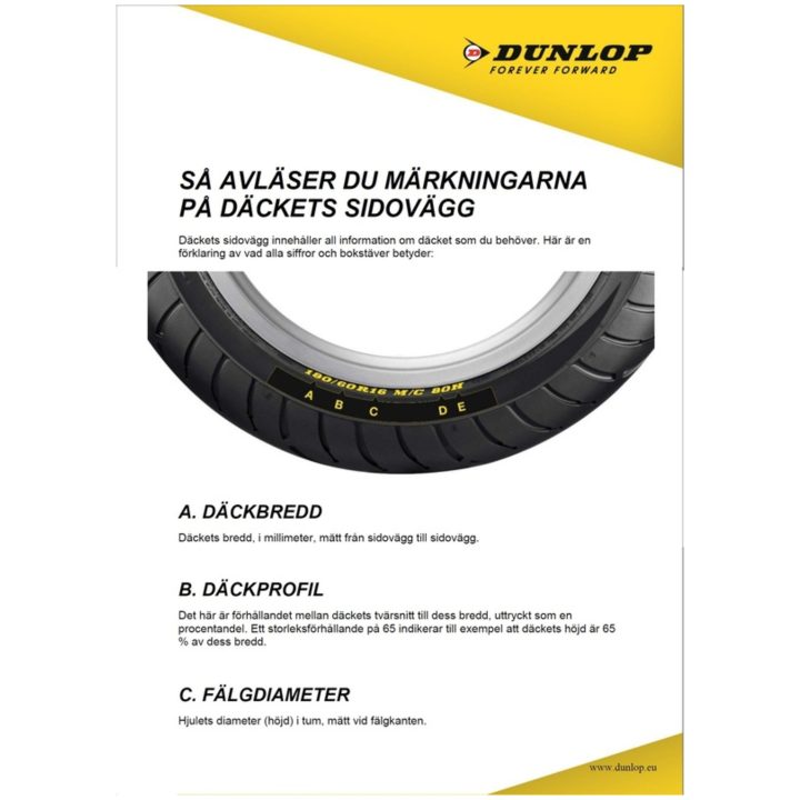 Dæksslange MX Dunlop 70/100-19 TR4 – billede 5