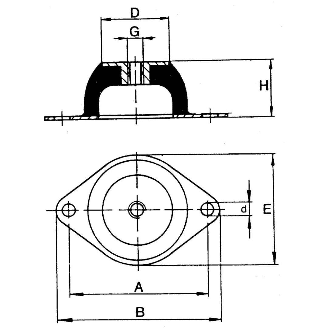 Dæmper type Noname Dæmper Type W 25 A – billede 2