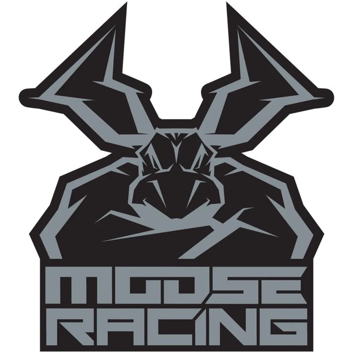 Dekal Agroid MOOSE RACING svart/grå – billede 3