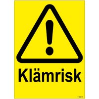 DEKAL KLÄMRISK 105X148MM