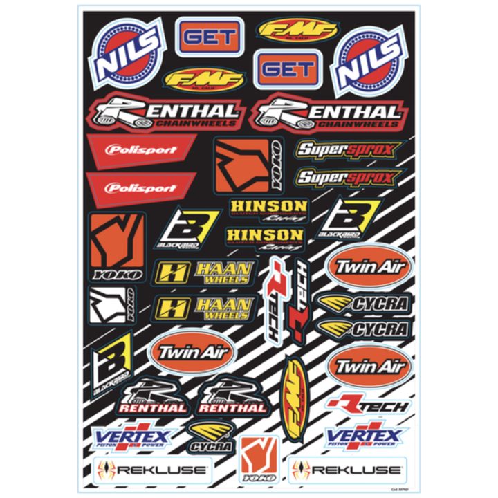 Dekaler PVC Blackbird Racing – billede 2