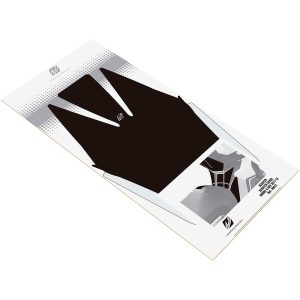 Dekalsæt Scooter Scratch Saver Sort Vinyl UNIRACING