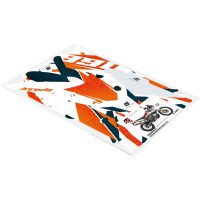 Dekalsæt Sort/orange/hvid UNIRACING