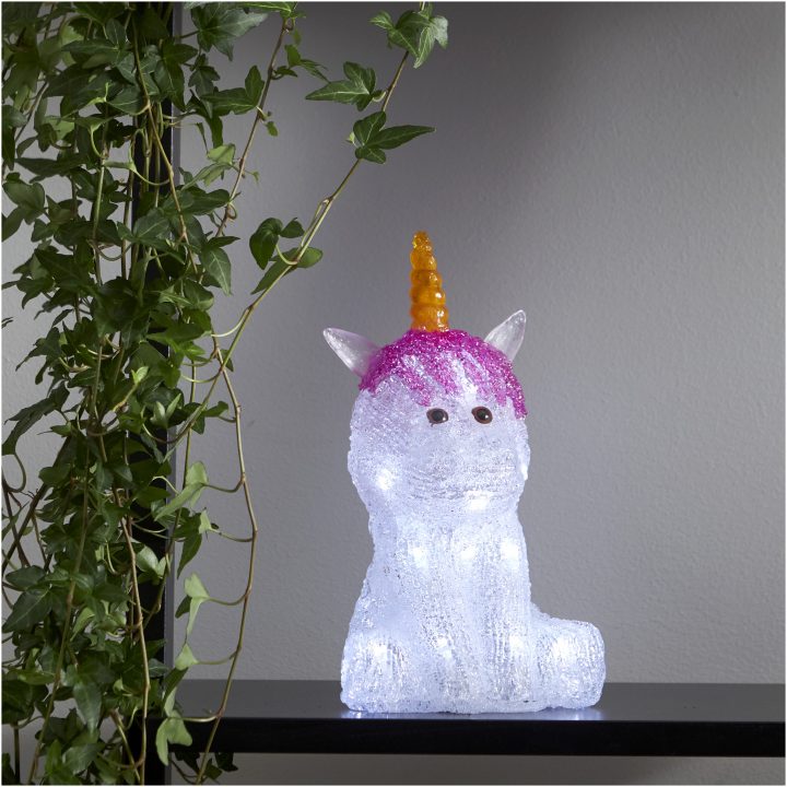 Dekorationsfigur Crystaline Hvid Star Trading – billede 8