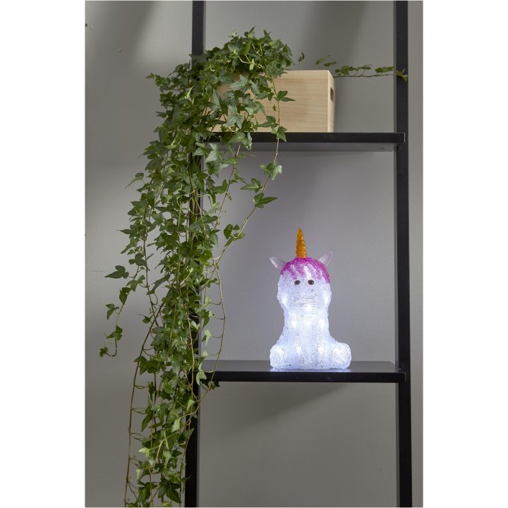 Dekorationsfigur Crystaline Hvid Star Trading – billede 6