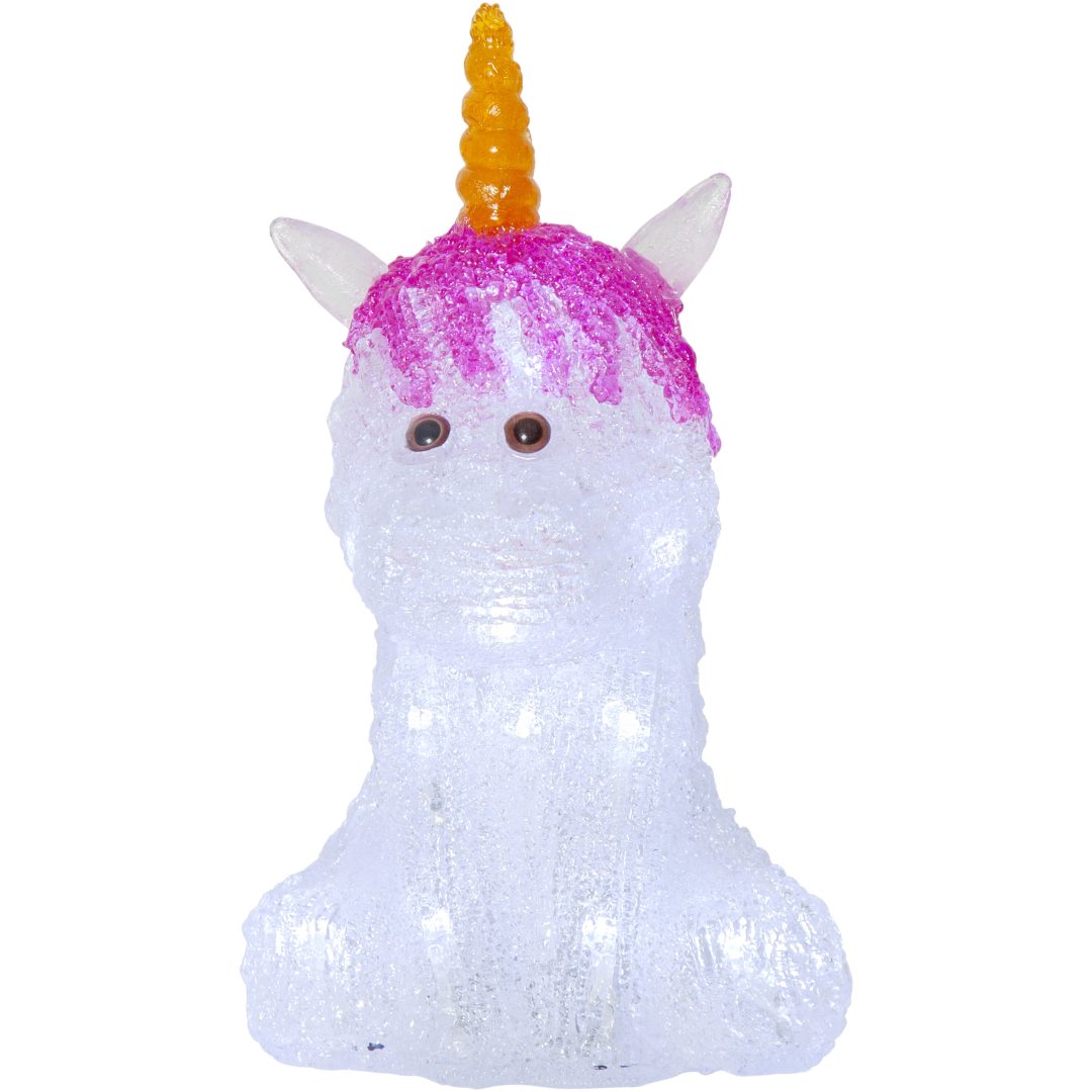 Dekorationsfigur Crystaline Hvid Star Trading