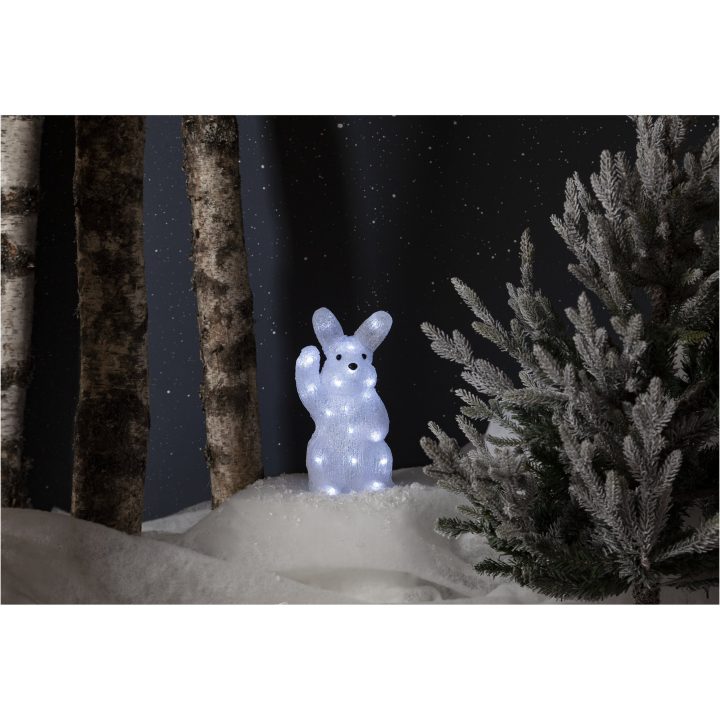 Dekorationsfigur Crystalo Hvid Star Trading – billede 7
