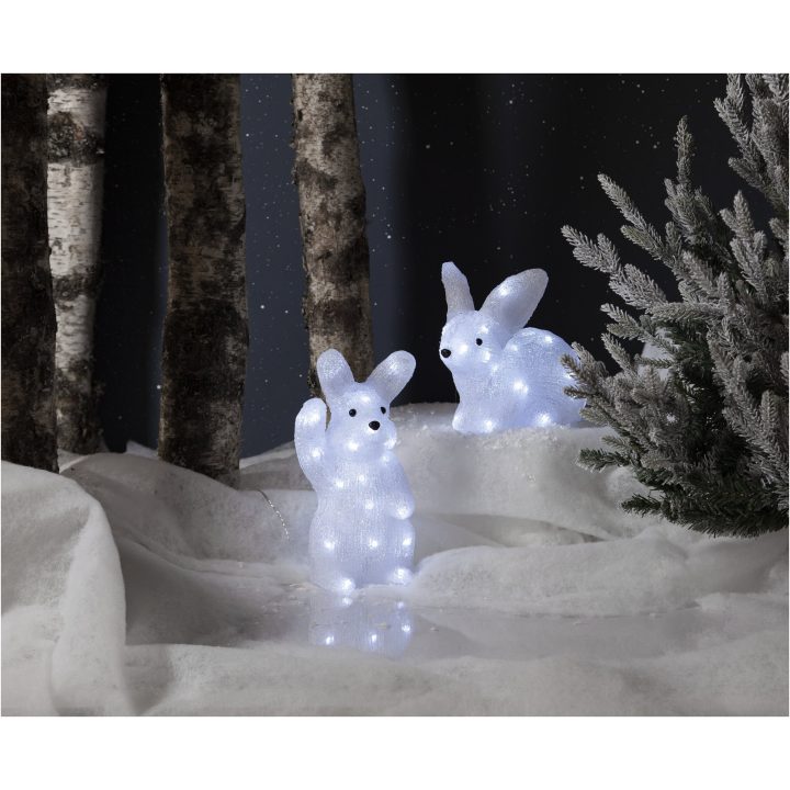 Dekorationsfigur Crystalo Hvid Star Trading – billede 5