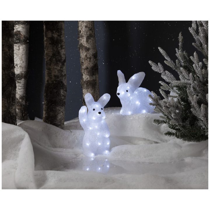 Dekorationsfigur Crystalo Hvid Star Trading – billede 3