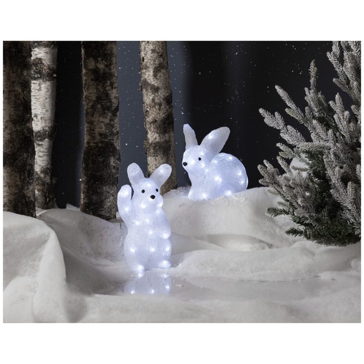 Dekorationsfigur Crystalo Hvid Star Trading – billede 2