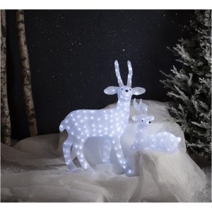 Dekorationsfigur Crystalo Hvid Star Trading
