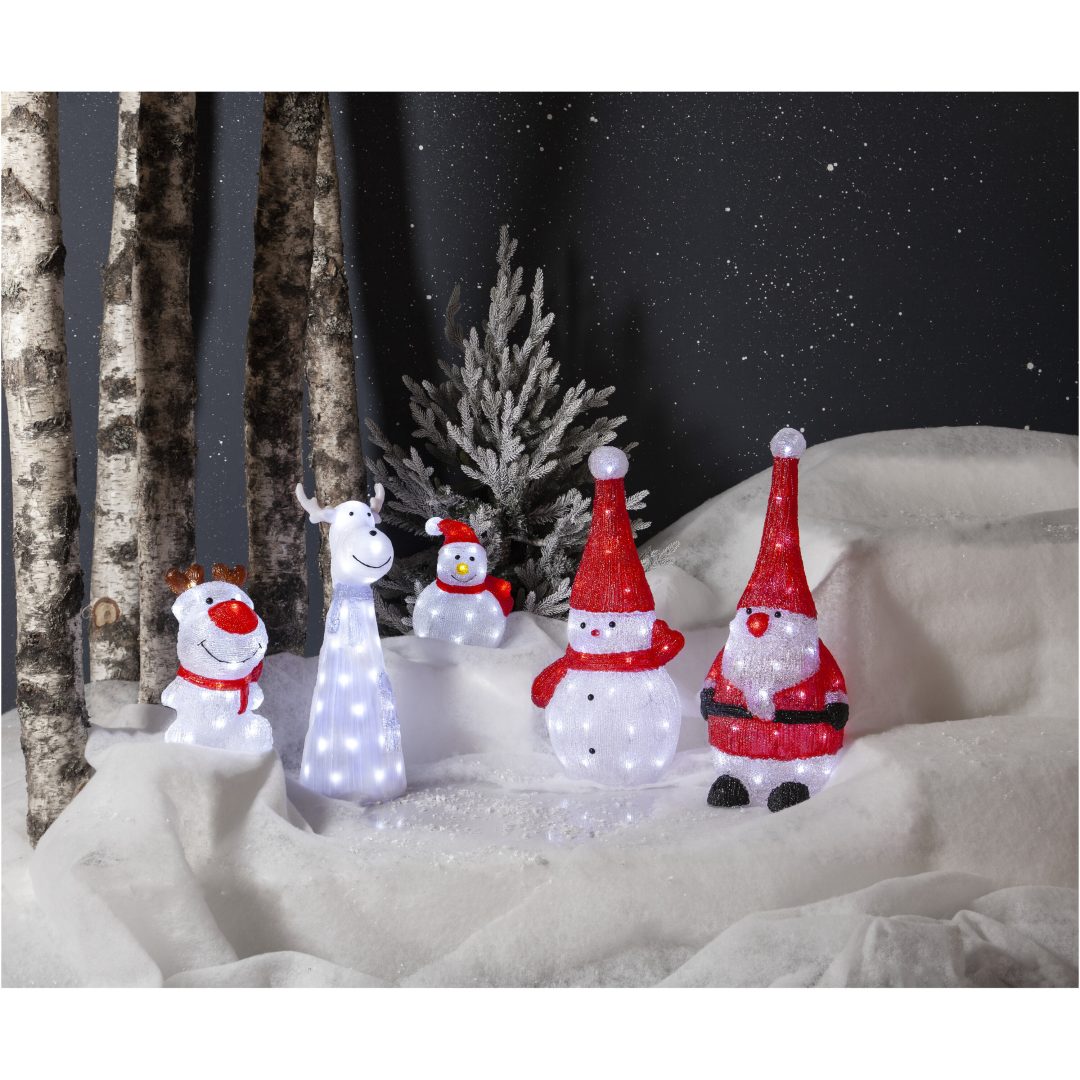 Dekorationsfigur Crystalo Hvid Star Trading Elg – billede 2
