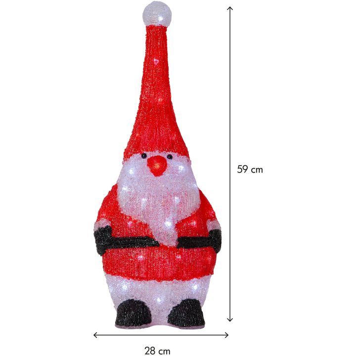 Dekorationsfigur Crystalo Röd Star Trading – billede 5