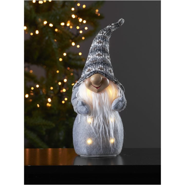 Dekorationsfigur Joylight Grå Star Trading – billede 3