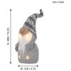 Dekorationsfigur Joylight Grå Star Trading – miniature 2