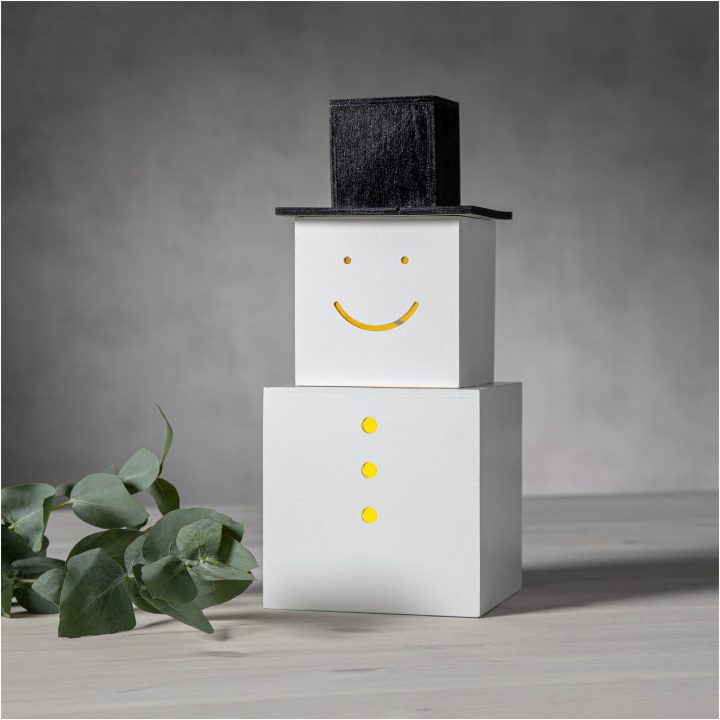 Dekorationsfigur SNOWMAN STAR TRADING – billede 2