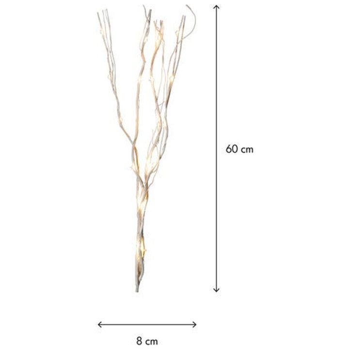 Dekorationskvist Willow DewDrop Natur Star Trading – billede 3