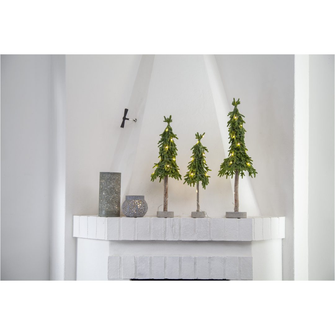 Dekorationstræ Lummer Grøn Star Trading 45 cm – billede 3
