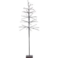Dekorationstræ Snowfrost Tree Brun Star Trading