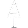 Dekorationstræ Triangle Sølv Star Trading – miniature 1