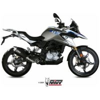 Delta Race Silencer Steel Black/Carbon End Cap BMW G310GS Mivv