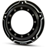 Derbydæksel Blank Sort RICK'S MOTORCYCLES