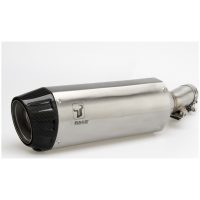 Desert stainless steel rear silencer for KTM 790 Duke 18-, 890 Duke R 20- (Euro 4+5) IXRACE