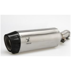 Desert stainless steel rear silencer for KTM 790 Duke 18-, 890 Duke R 20- (Euro 4+5) IXRACE