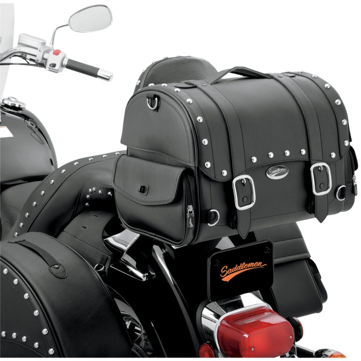 Desperado Express Tail Taske Saddlemen Sort / Med nitter – billede 2