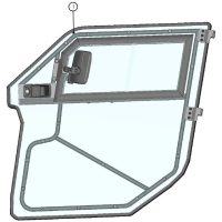 DFK Dörrpanel Vänster Can-Am Maverick Trail