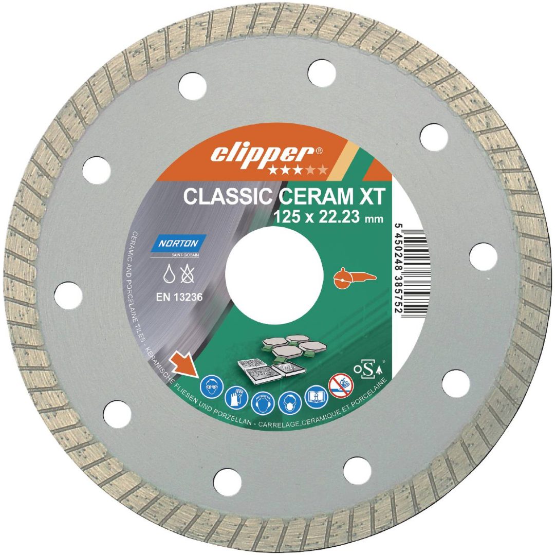 Diamantkapskive Clipper Ceram NORTON DIAMANTKLINGE CERAM 125X22 – billede 2