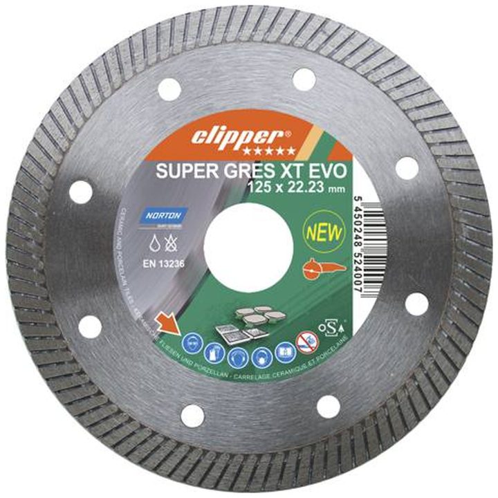 Diamantklinge Extreme Ceramic Turbo NORTON DIAMANTKLINGE 125X22,23 – billede 2