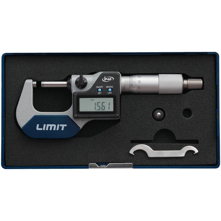Digital mikrometer MDA 25/ 50/ 75/ 100 IP65 LIMIT MIKROMETER DIGITAL 0-25MM IP65 – billede 2