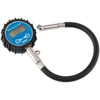 Digital Tyre Pressure Gauge with 300mm Flexible Hose DRAPER