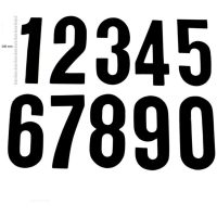 Digits 200mm Black '9' (20pcs) TMV