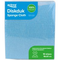 DISKDUK ACTIVA BLÅ 180X200MM 10-PACK