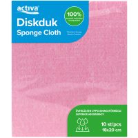 DISKDUK ACTIVA RÖD 180X200MM 10-PACK