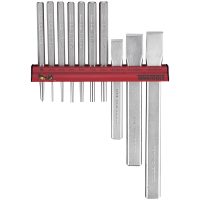 Dorn- og meiselsæt med vægstativ WRPC10 Teng Tools
