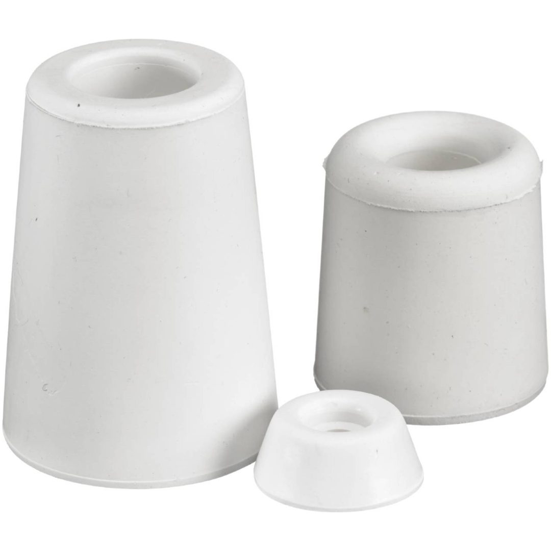 Dørstopper gummi hvid STRUKTUR DØRSTOP GUMMI HVID 33X30MM – billede 2
