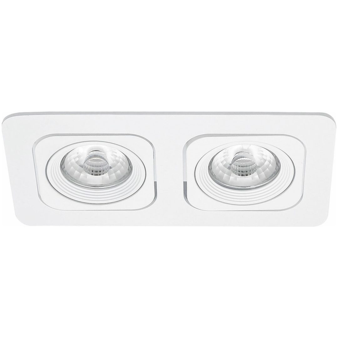 Downlight MD-125, LED, 2x6W, Hvid, IP21 MALMBERGS