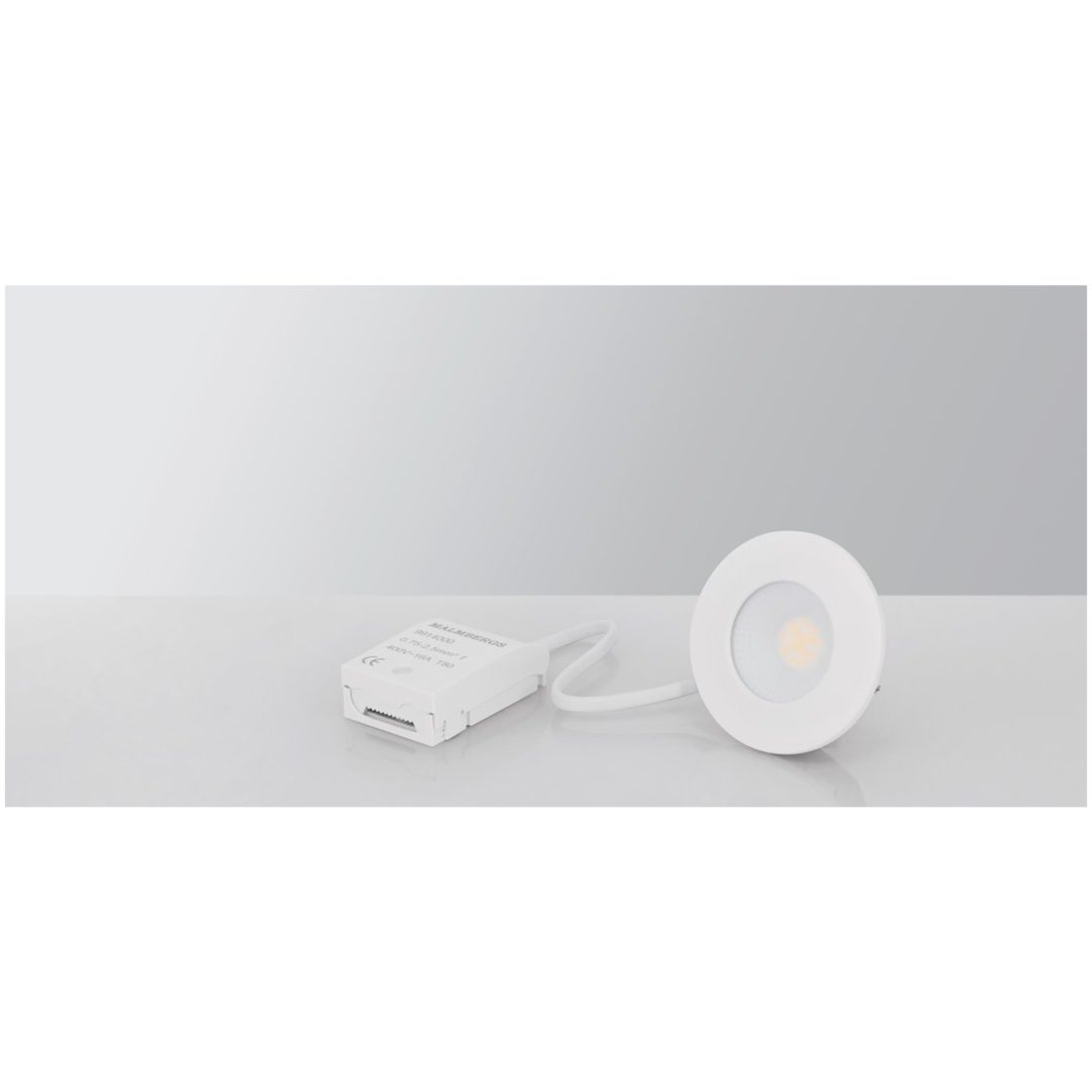 Downlight MD-231, LED, 3x5W, Hvid, IP44, 3-pak MALMBERGS