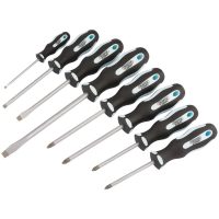 DRAPER Expert Heavy Duty Soft Grip Screwdriver Set - 8 Pieces