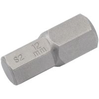 DRAPER hexagonal 12mm spare bits - Length 30mm
