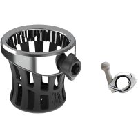 Drink Holder - Gen 2 - Chrome - Chrome 7/8"/1" Handlebar Mount