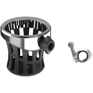 Drink Holder - Gen 2 - Chrome - Chrome 7/8"/1" Handlebar Mount