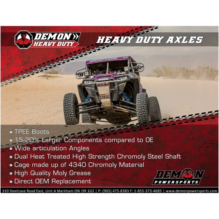 Drivaksel HEAVY DUTY DEMON Højre For – billede 5