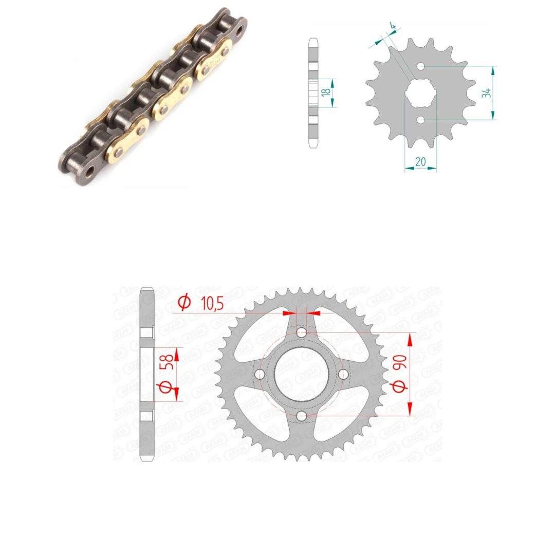 Drivpakke Standard AFAM 428R1 14/42