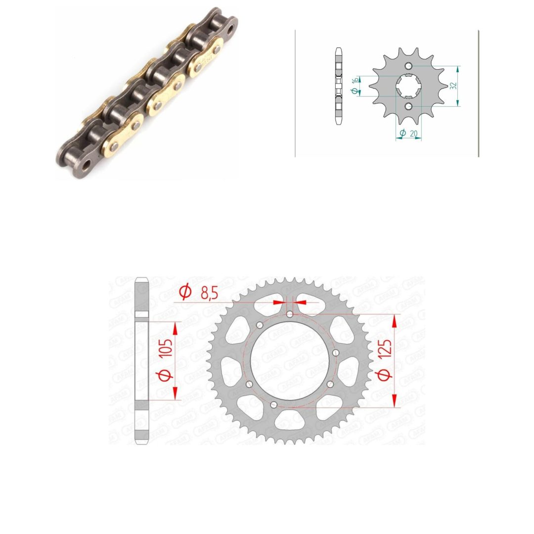 Drivpakke Standard AFAM 428R1 14/48