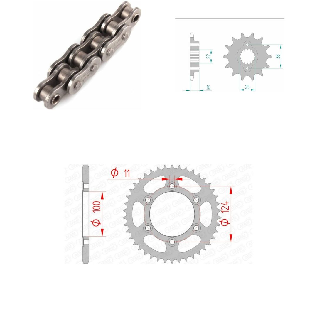 Drivpakke Standard AFAM 520XMR3 15/38